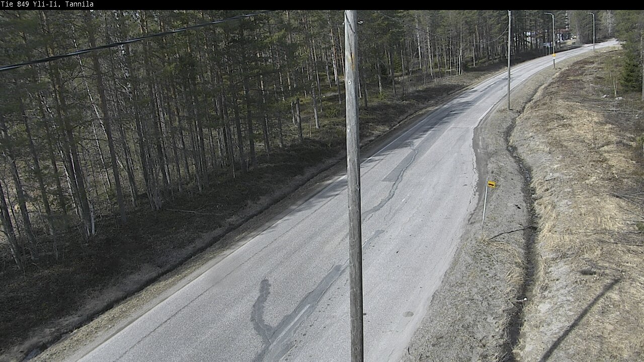 Weather Camera Image Väg 849 Yli-Ii, Tannila, Oulu, Pohjois-Pohjanmaa