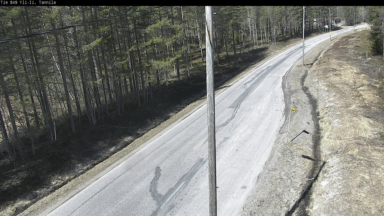 Weather Camera Image Väg 849 Yli-Ii, Tannila, Oulu, Pohjois-Pohjanmaa