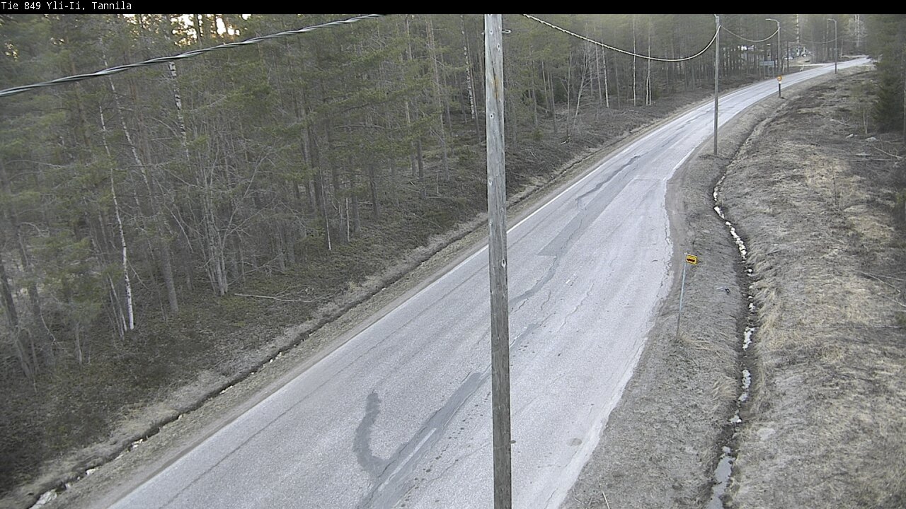 Weather Camera Image Väg 849 Yli-Ii, Tannila, Oulu, Pohjois-Pohjanmaa