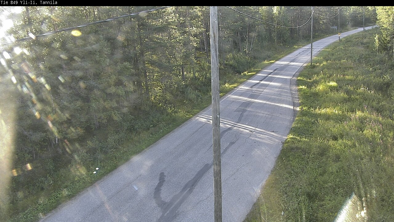 Weather Camera Image Väg 849 Yli-Ii, Tannila, Oulu, Pohjois-Pohjanmaa
