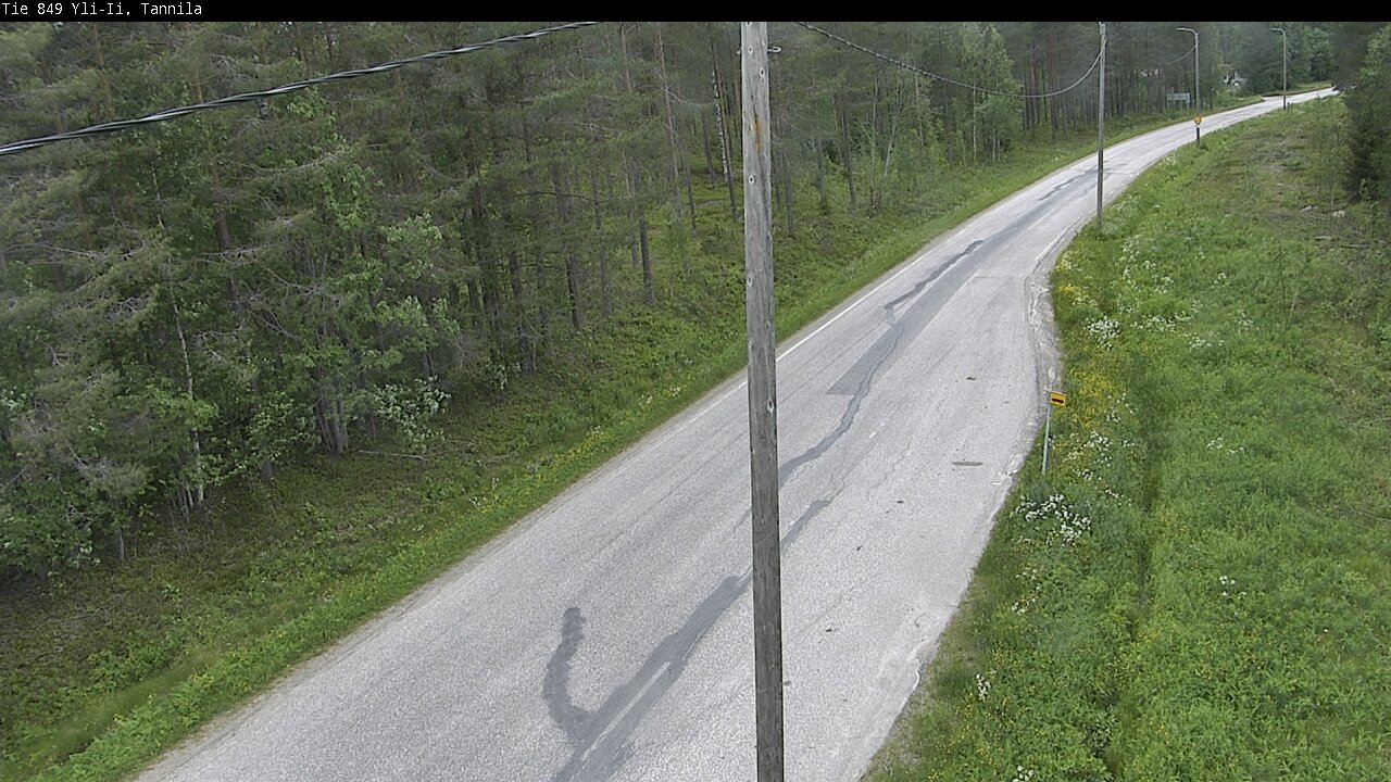 Weather Camera Image Road 849 Yli-Ii, Tannila, Oulu, Pohjois-Pohjanmaa