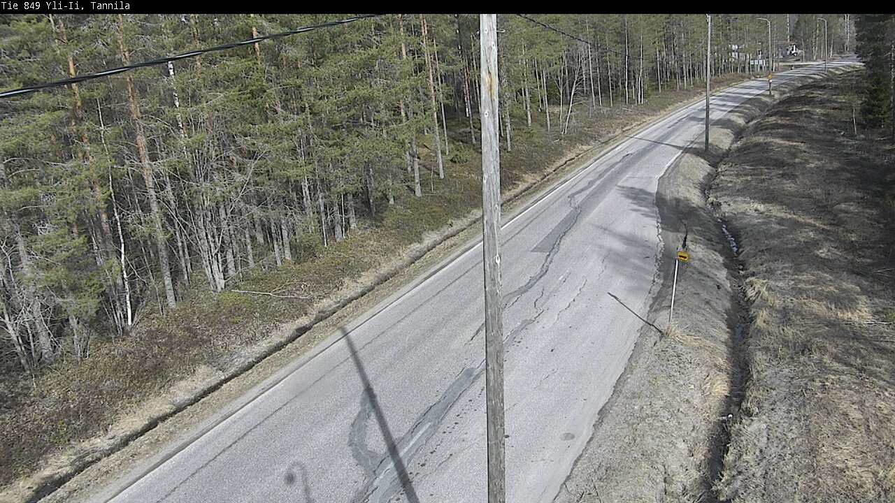 Weather Camera Image Väg 849 Yli-Ii, Tannila, Oulu, Pohjois-Pohjanmaa