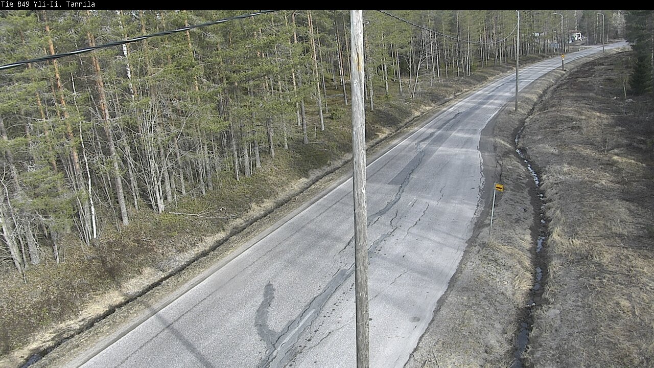Weather Camera Image Väg 849 Yli-Ii, Tannila, Oulu, Pohjois-Pohjanmaa