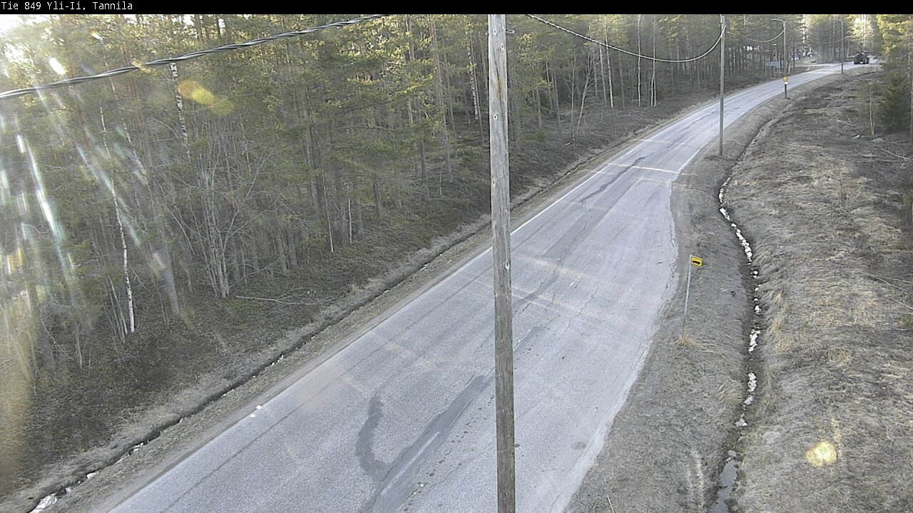 Weather Camera Image Väg 849 Yli-Ii, Tannila, Oulu, Pohjois-Pohjanmaa