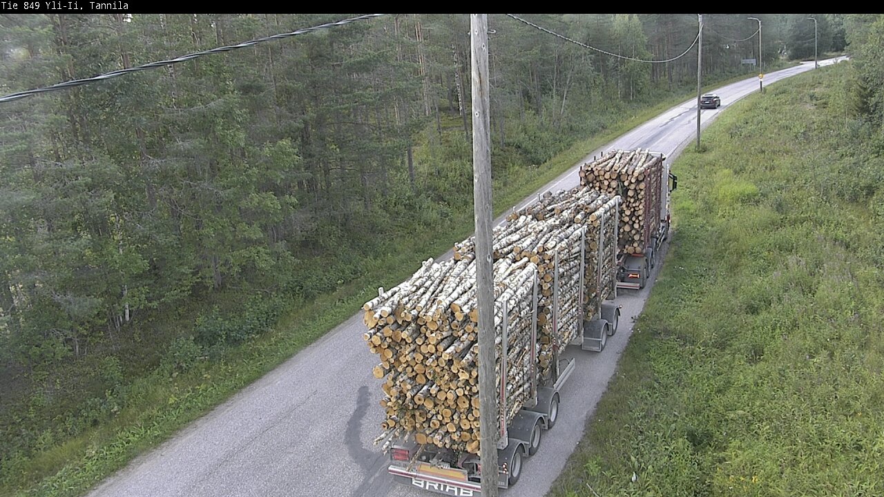 Weather Camera Image Väg 849 Yli-Ii, Tannila, Oulu, Pohjois-Pohjanmaa