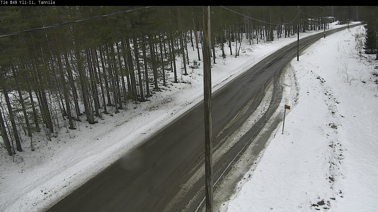 Weather Camera Image Road 849 Yli-Ii, Tannila, Oulu, Pohjois-Pohjanmaa