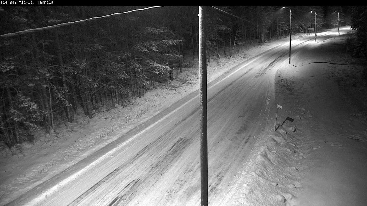 Weather Camera Image Väg 849 Yli-Ii, Tannila, Oulu, Pohjois-Pohjanmaa