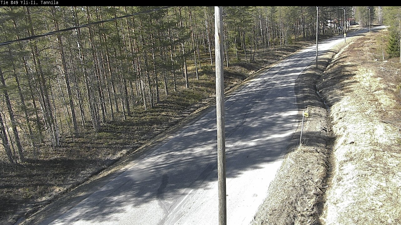 Weather Camera Image Väg 849 Yli-Ii, Tannila, Oulu, Pohjois-Pohjanmaa