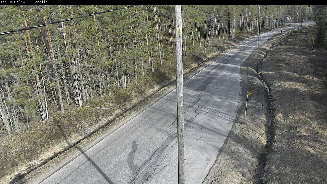 Weather Camera Image Väg 849 Yli-Ii, Tannila, Oulu, Pohjois-Pohjanmaa