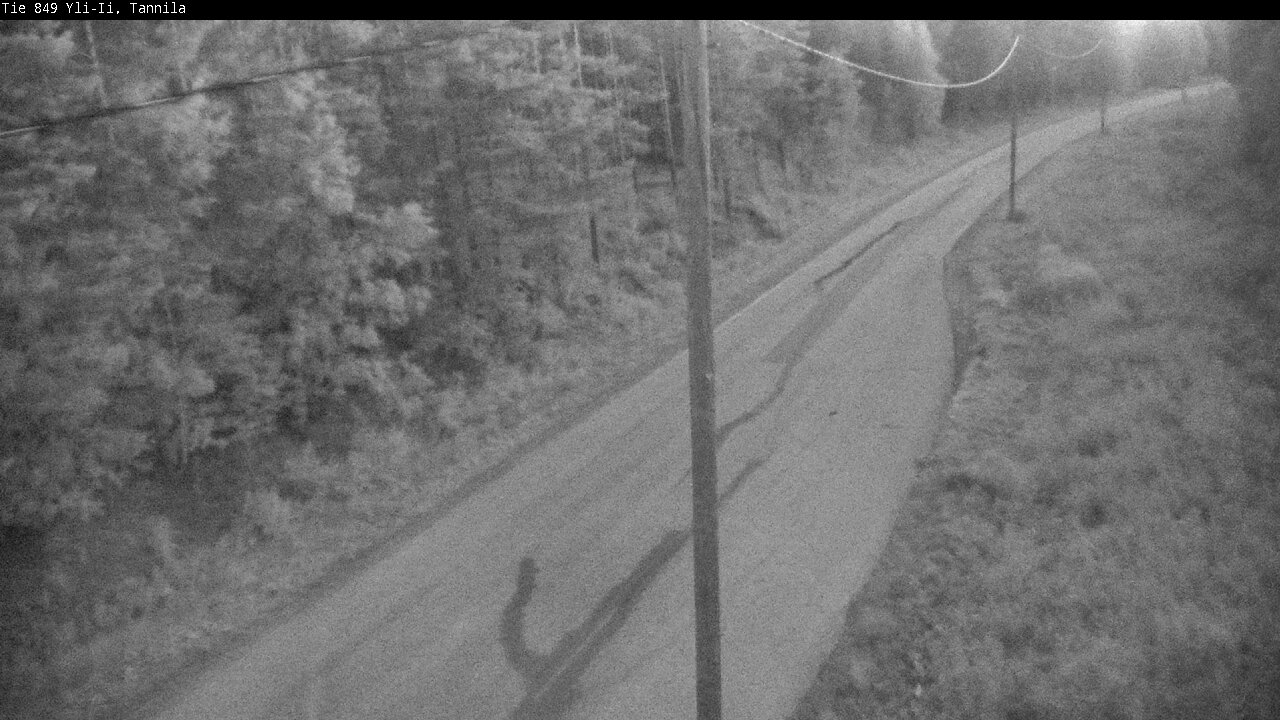 Weather Camera Image Väg 849 Yli-Ii, Tannila, Oulu, Pohjois-Pohjanmaa