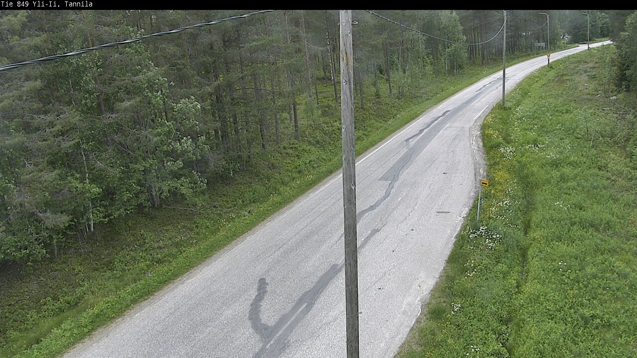 Weather Camera Image Road 849 Yli-Ii, Tannila, Oulu, Pohjois-Pohjanmaa