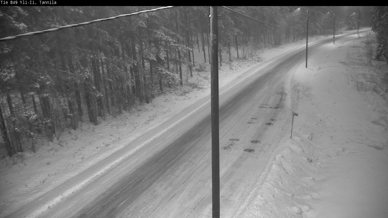 Weather Camera Image Road 849 Yli-Ii, Tannila, Oulu, Pohjois-Pohjanmaa