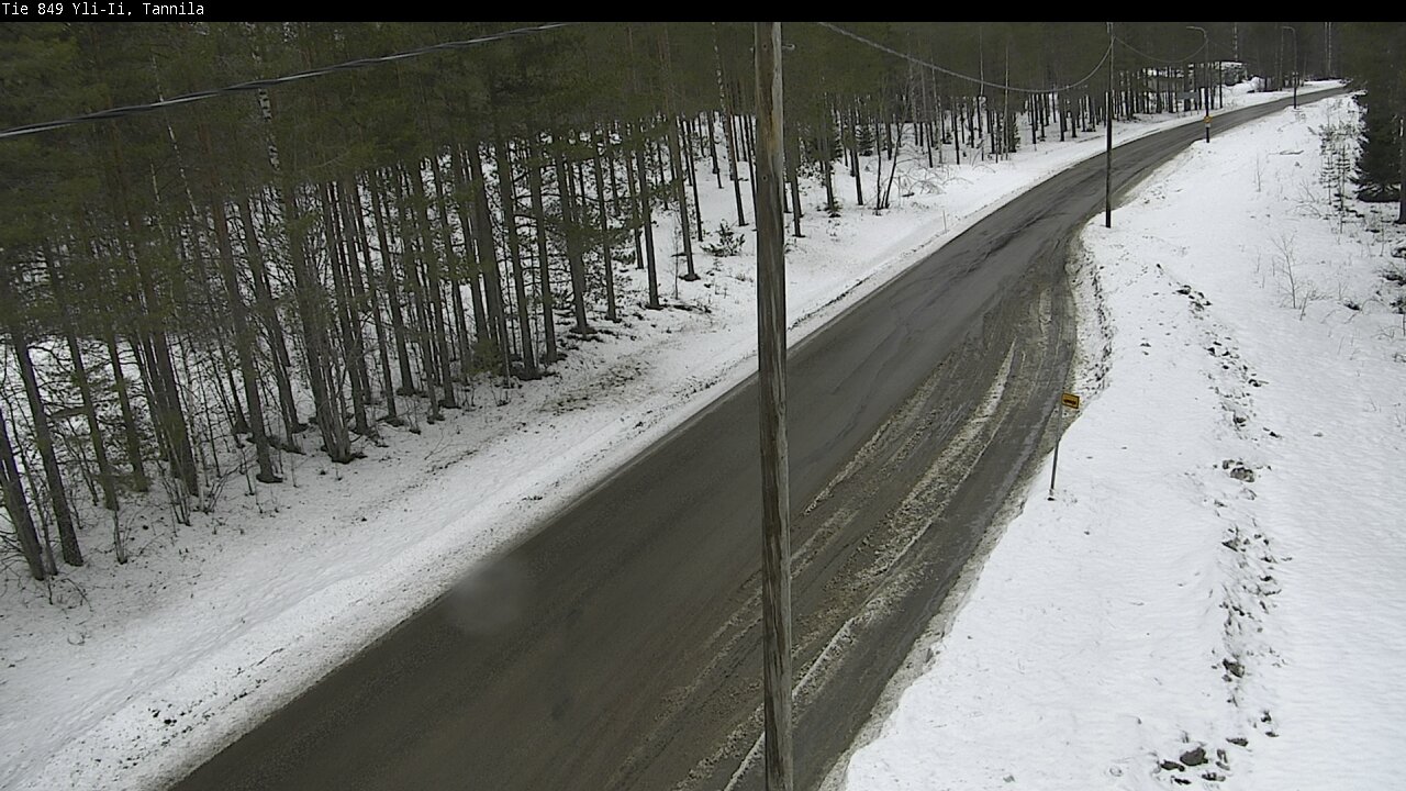 Weather Camera Image Road 849 Yli-Ii, Tannila, Oulu, Pohjois-Pohjanmaa