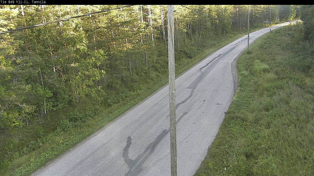 Weather Camera Image Väg 849 Yli-Ii, Tannila, Oulu, Pohjois-Pohjanmaa