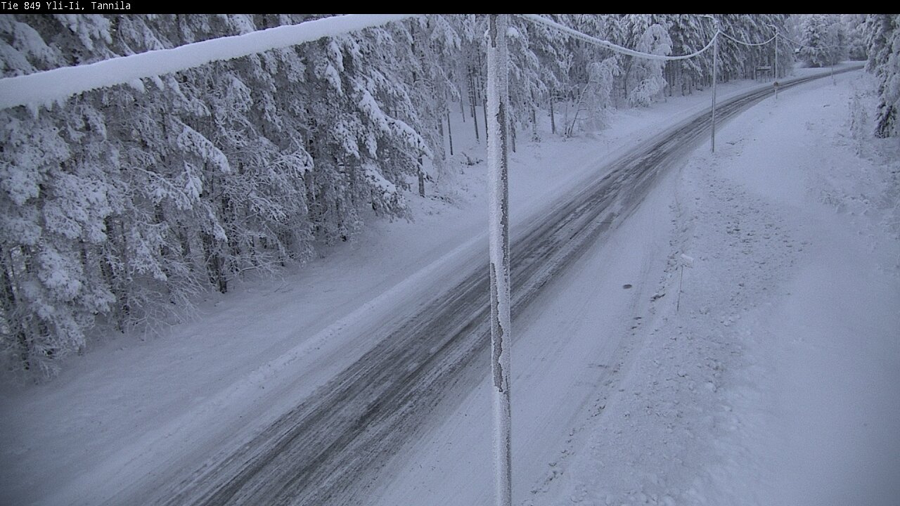 Weather Camera Image Road 849 Yli-Ii, Tannila, Oulu, Pohjois-Pohjanmaa