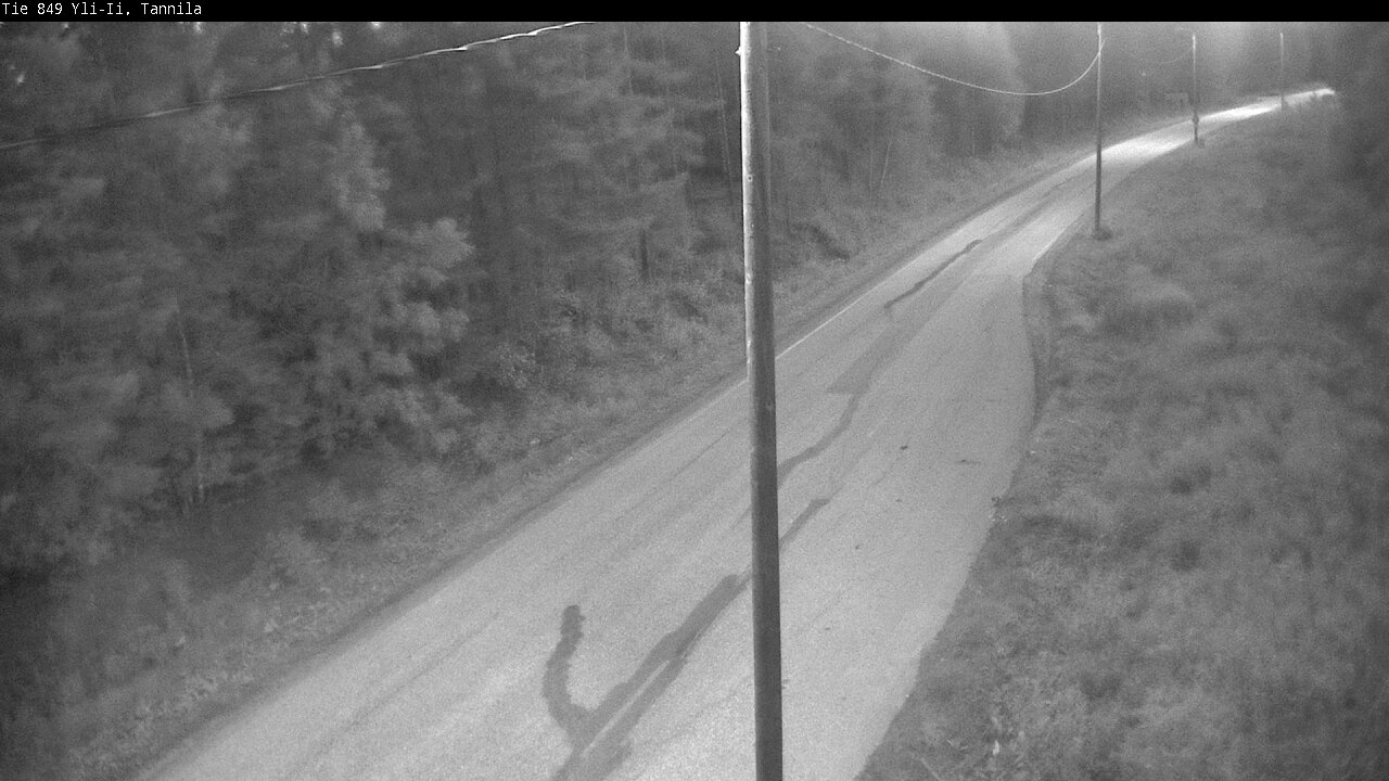 Weather Camera Image Väg 849 Yli-Ii, Tannila, Oulu, Pohjois-Pohjanmaa