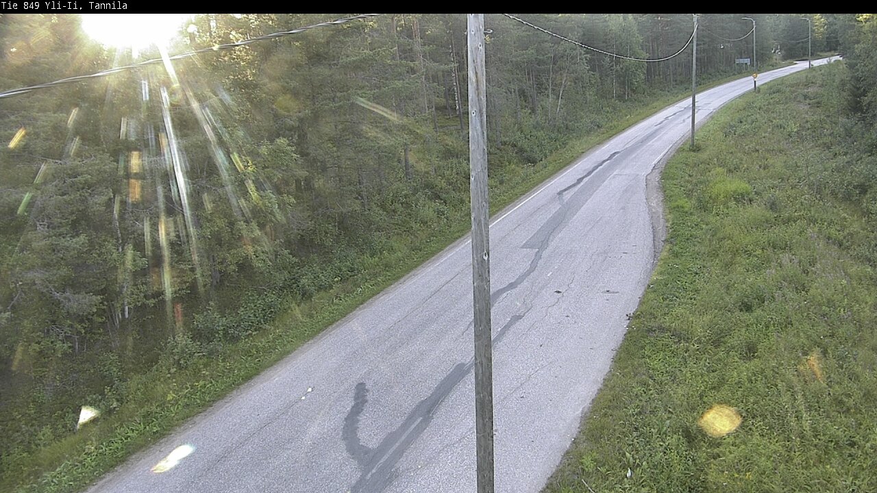 Weather Camera Image Väg 849 Yli-Ii, Tannila, Oulu, Pohjois-Pohjanmaa