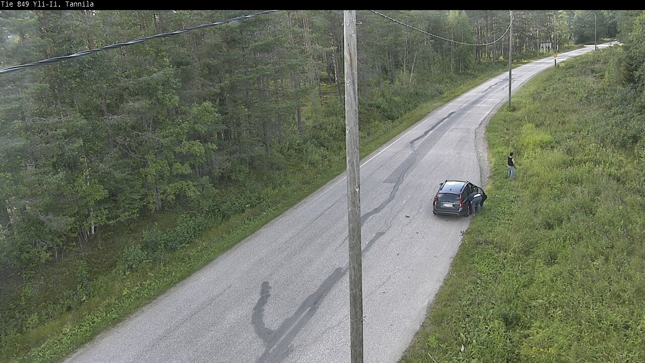 Weather Camera Image Väg 849 Yli-Ii, Tannila, Oulu, Pohjois-Pohjanmaa