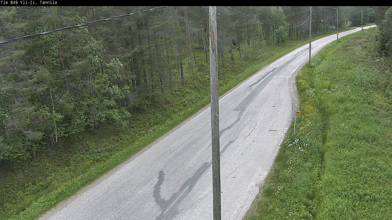 Weather Camera Image Road 849 Yli-Ii, Tannila, Oulu, Pohjois-Pohjanmaa