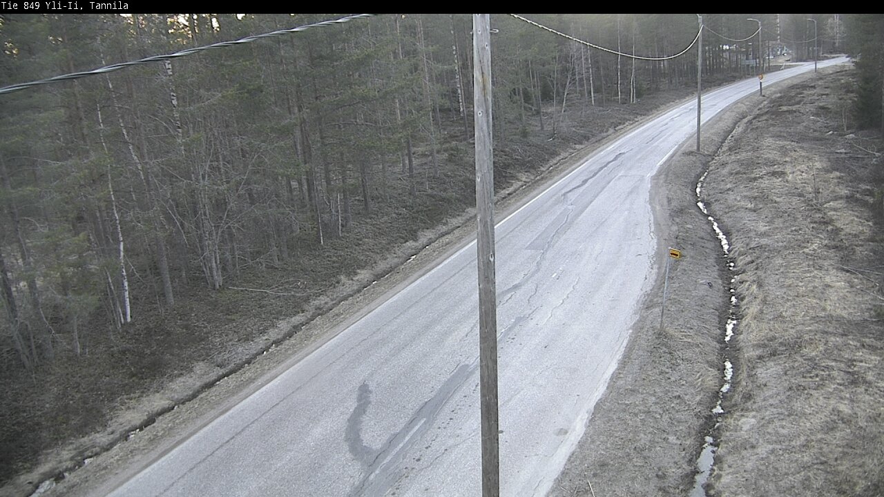 Weather Camera Image Väg 849 Yli-Ii, Tannila, Oulu, Pohjois-Pohjanmaa