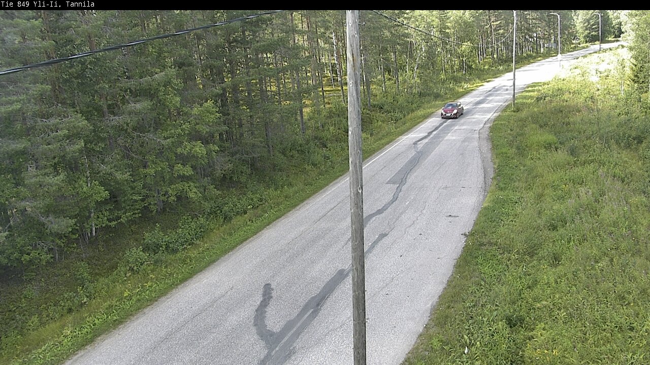 Weather Camera Image Väg 849 Yli-Ii, Tannila, Oulu, Pohjois-Pohjanmaa