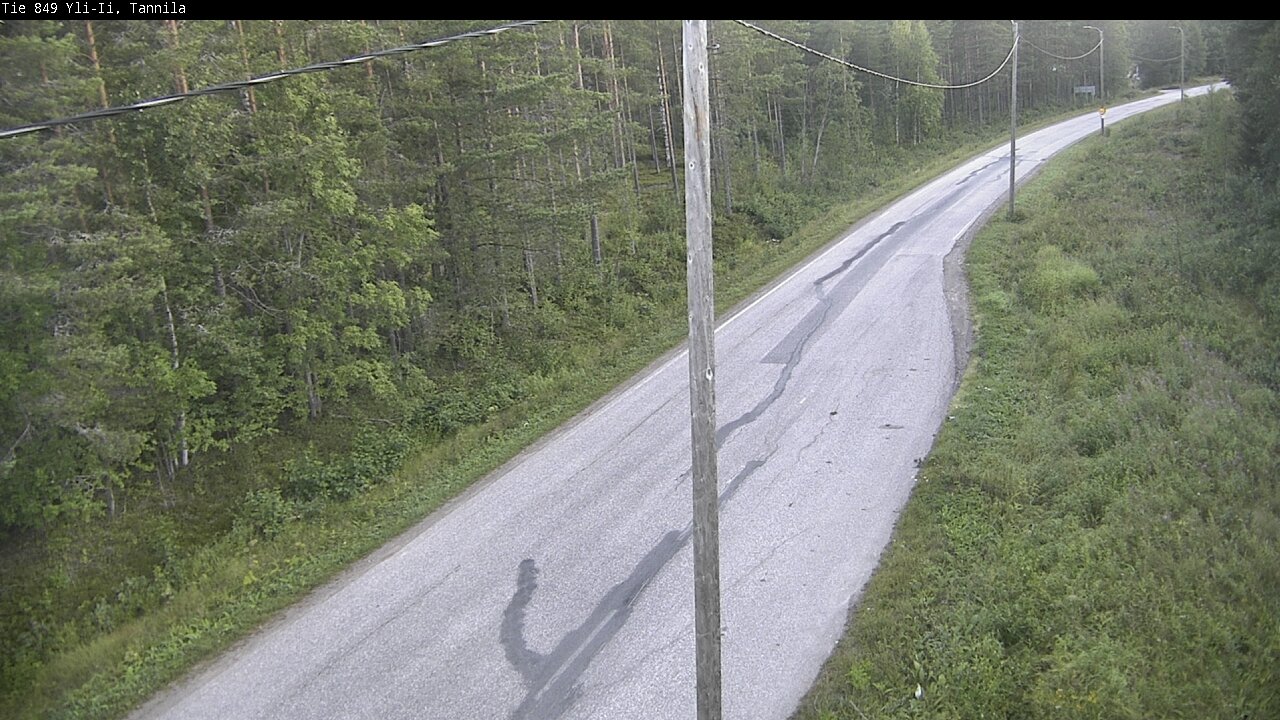 Weather Camera Image Väg 849 Yli-Ii, Tannila, Oulu, Pohjois-Pohjanmaa