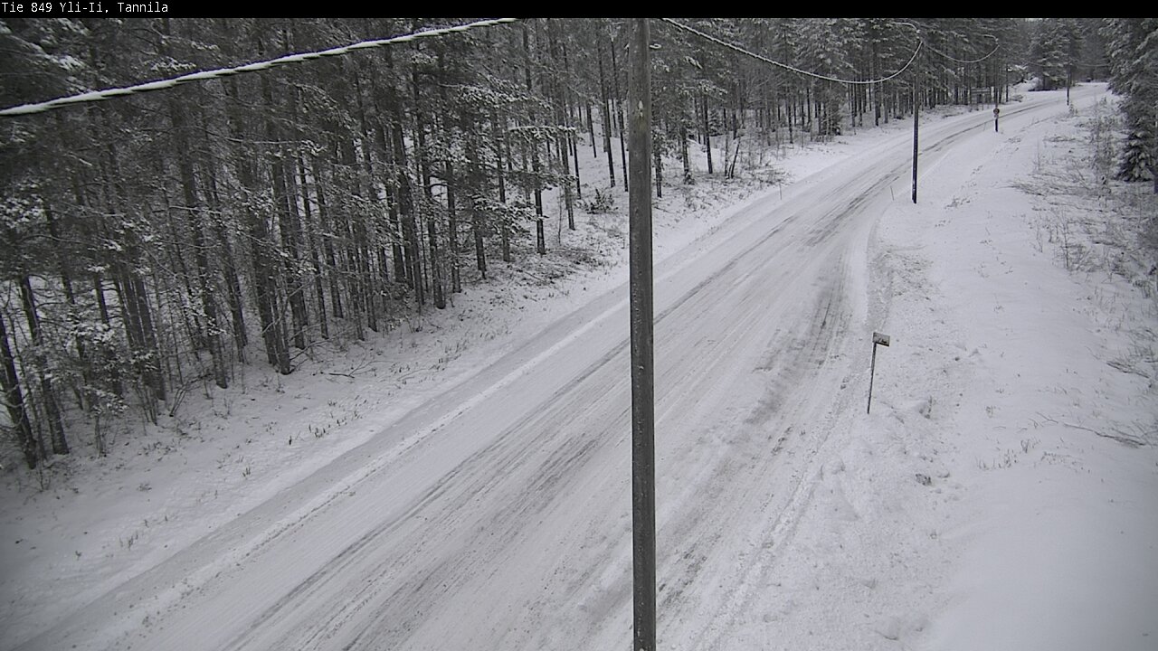 Weather Camera Image Väg 849 Yli-Ii, Tannila, Oulu, Pohjois-Pohjanmaa