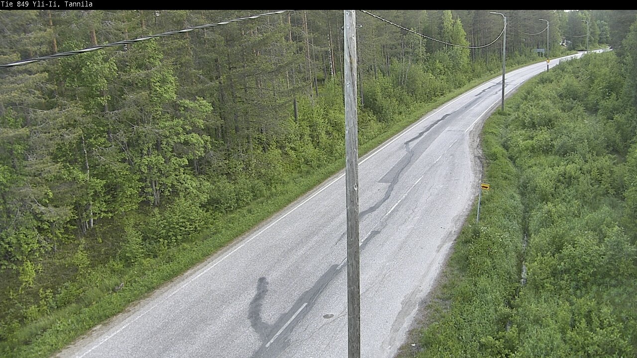 Weather Camera Image Road 849 Yli-Ii, Tannila, Oulu, Pohjois-Pohjanmaa