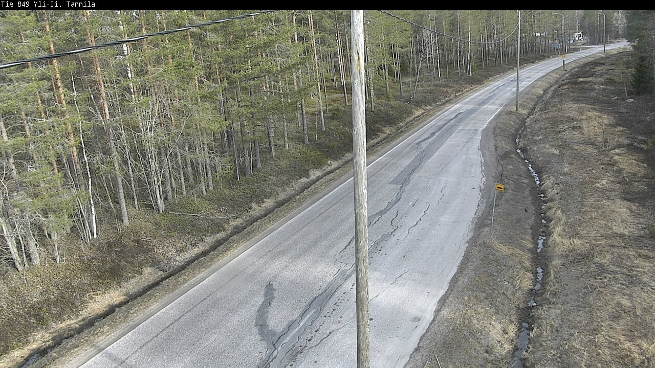Weather Camera Image Väg 849 Yli-Ii, Tannila, Oulu, Pohjois-Pohjanmaa