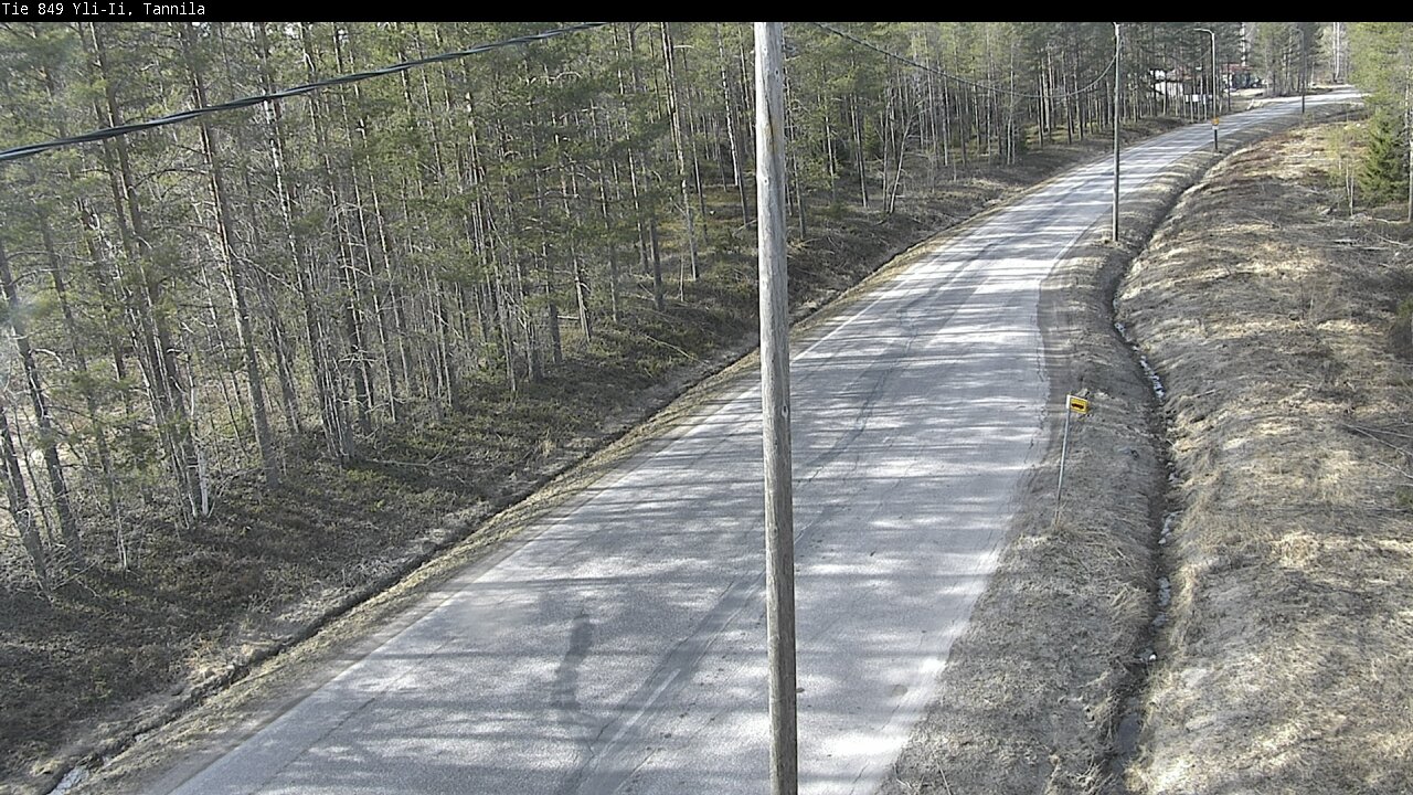 Weather Camera Image Väg 849 Yli-Ii, Tannila, Oulu, Pohjois-Pohjanmaa