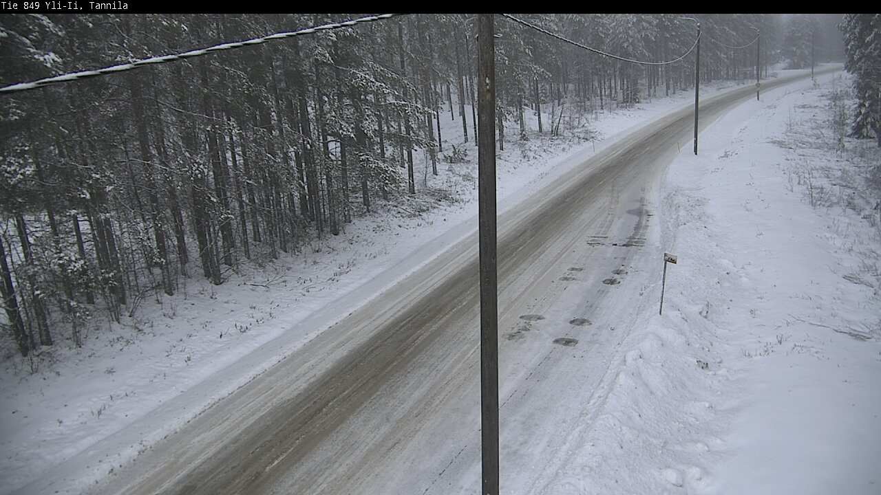 Weather Camera Image Road 849 Yli-Ii, Tannila, Oulu, Pohjois-Pohjanmaa