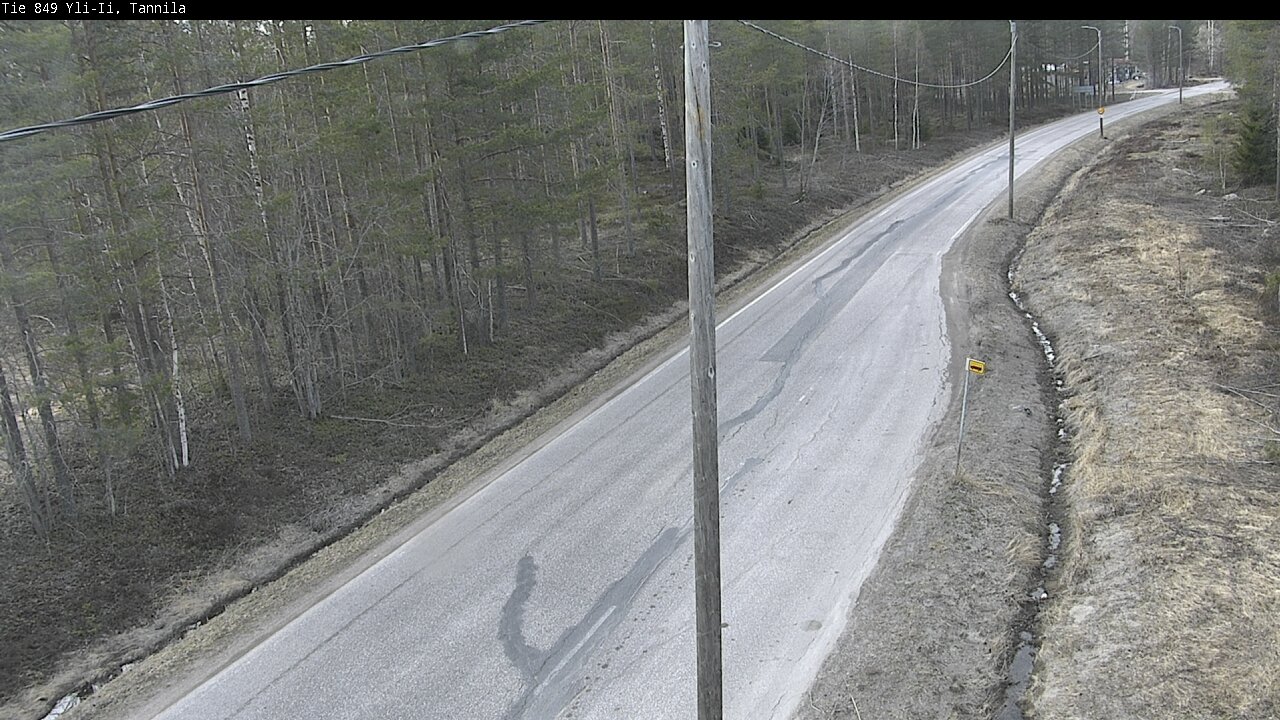 Weather Camera Image Väg 849 Yli-Ii, Tannila, Oulu, Pohjois-Pohjanmaa