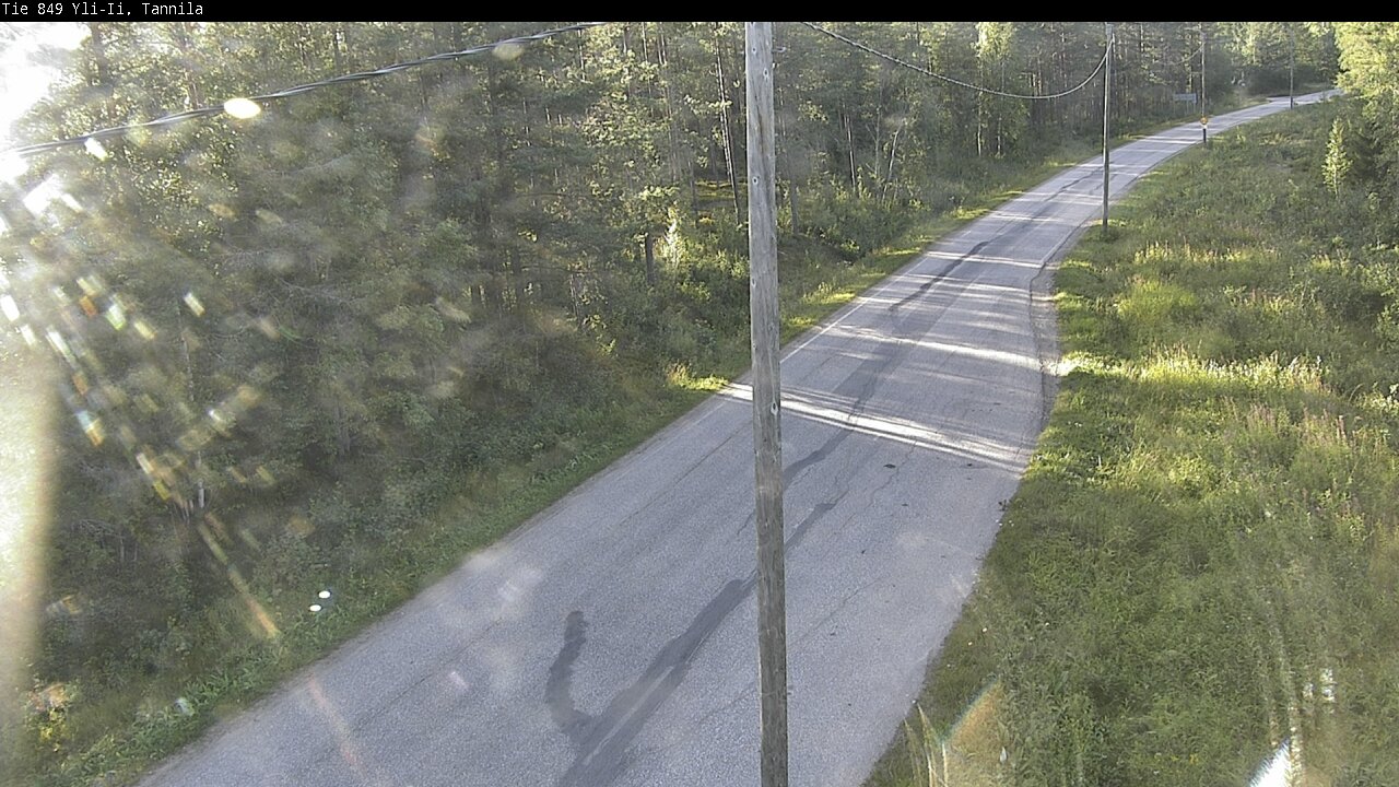 Weather Camera Image Väg 849 Yli-Ii, Tannila, Oulu, Pohjois-Pohjanmaa