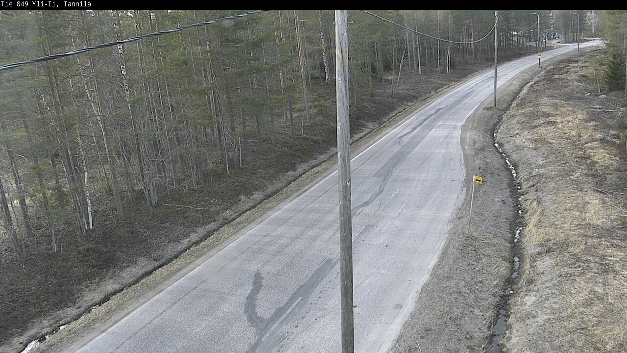 Weather Camera Image Väg 849 Yli-Ii, Tannila, Oulu, Pohjois-Pohjanmaa