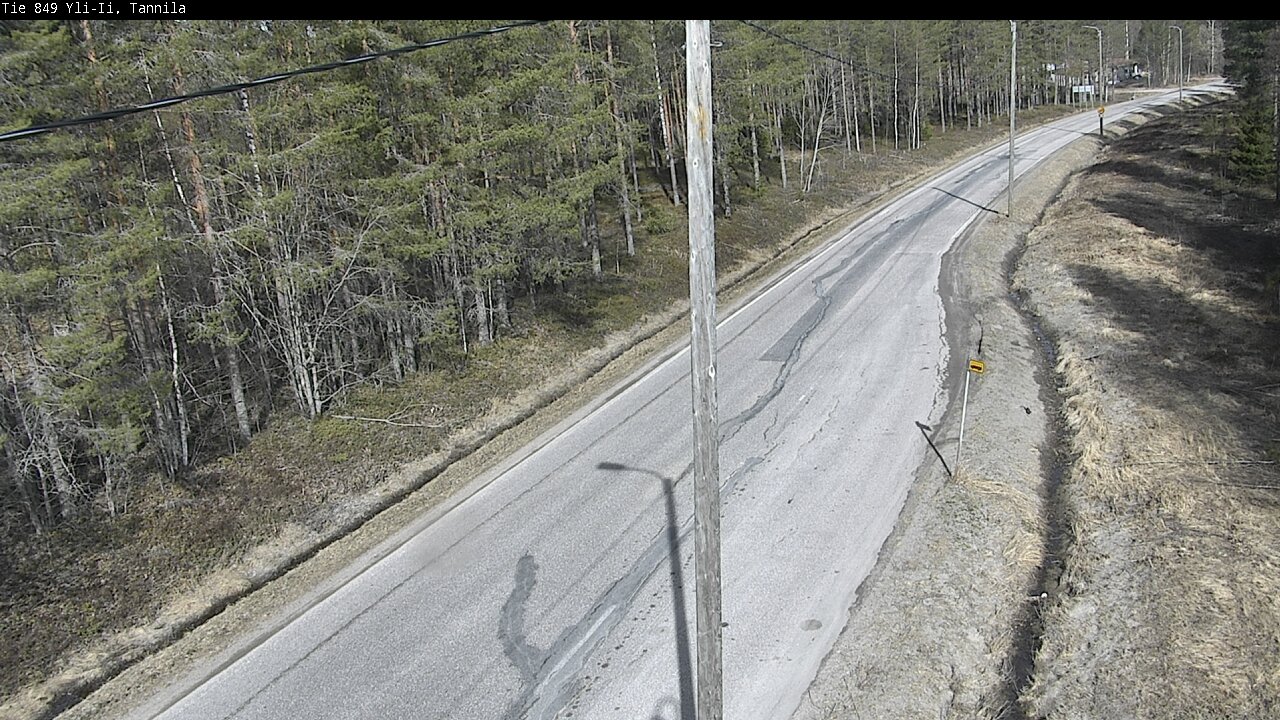 Weather Camera Image Väg 849 Yli-Ii, Tannila, Oulu, Pohjois-Pohjanmaa