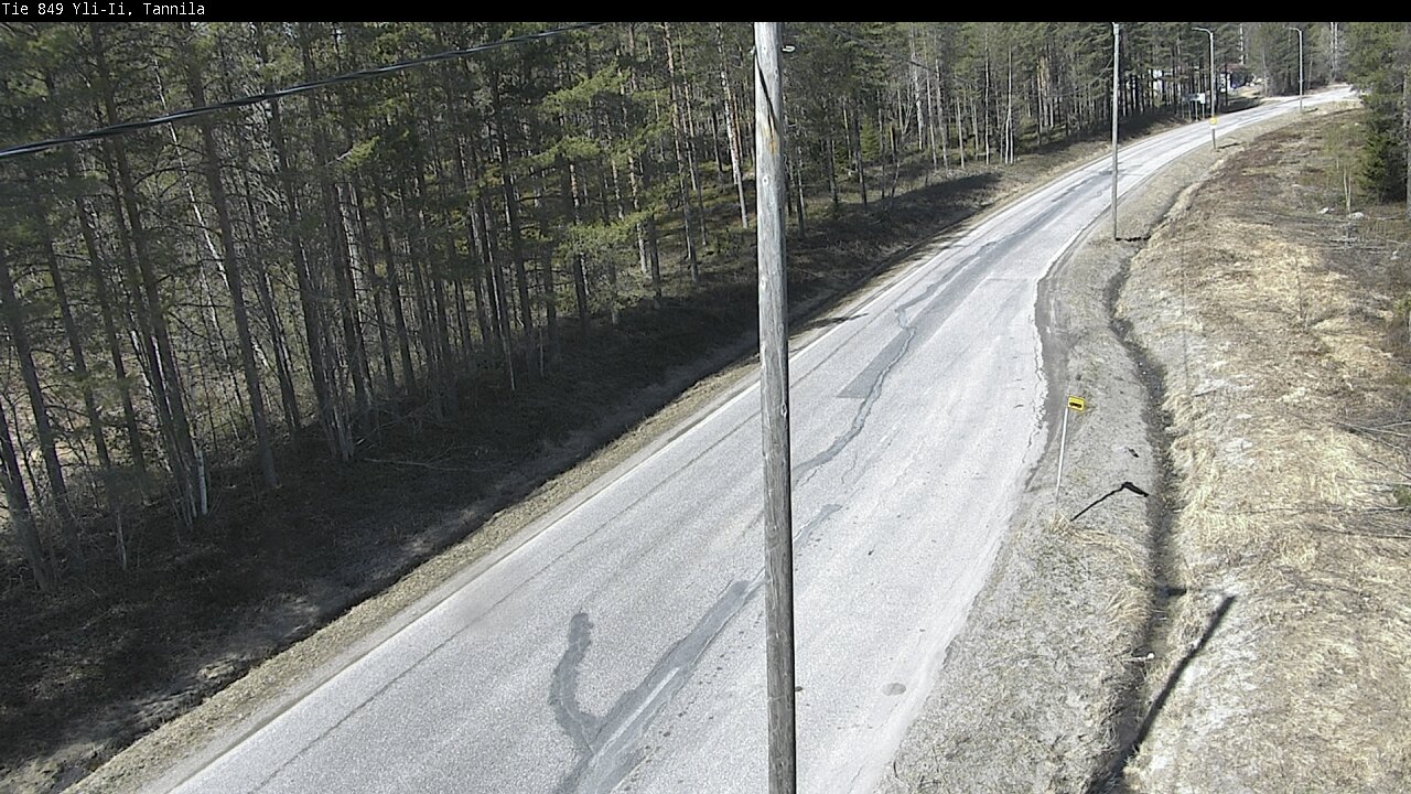 Weather Camera Image Väg 849 Yli-Ii, Tannila, Oulu, Pohjois-Pohjanmaa
