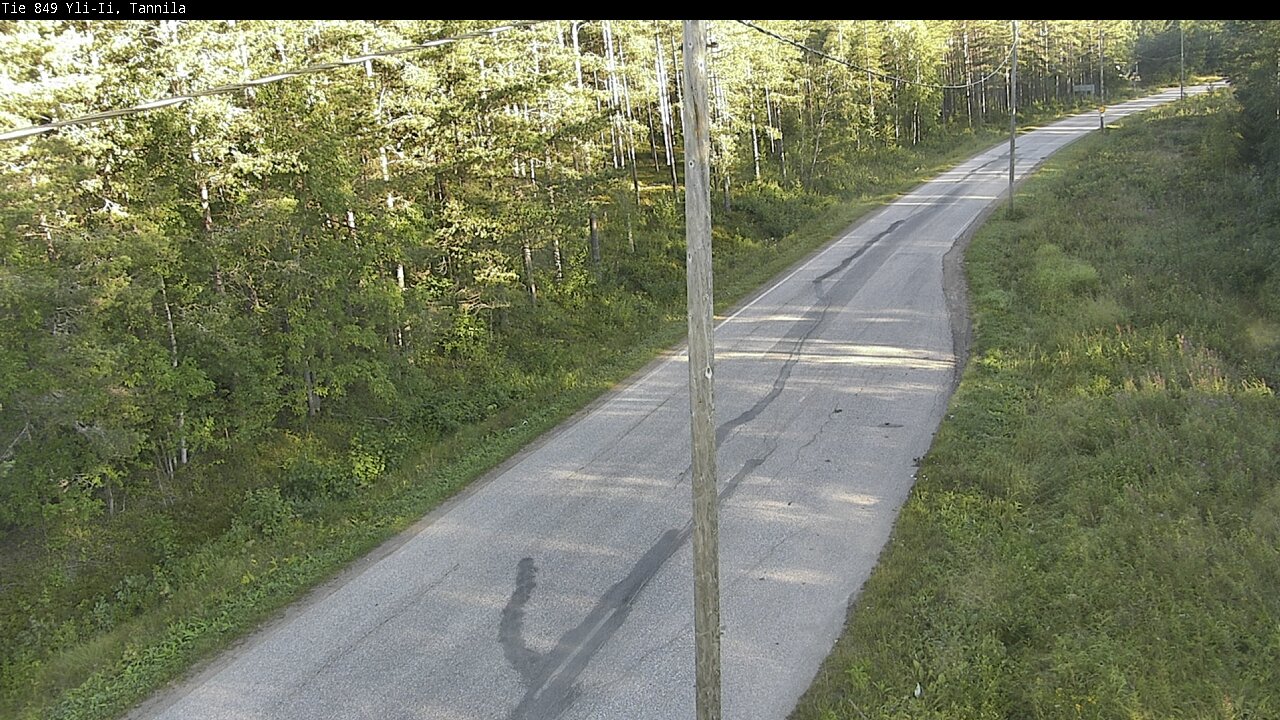 Weather Camera Image Väg 849 Yli-Ii, Tannila, Oulu, Pohjois-Pohjanmaa