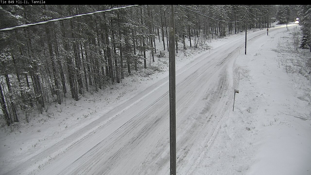 Weather Camera Image Väg 849 Yli-Ii, Tannila, Oulu, Pohjois-Pohjanmaa