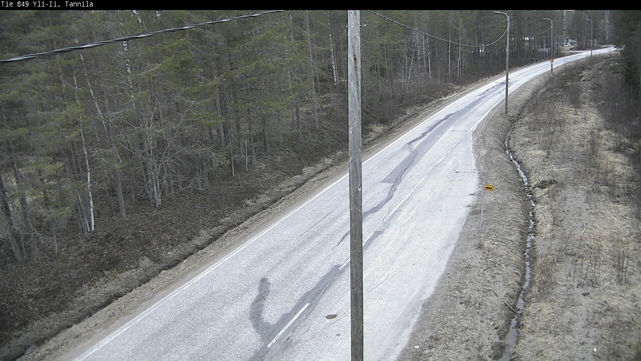 Weather Camera Image Road 849 Yli-Ii, Tannila, Oulu, Pohjois-Pohjanmaa