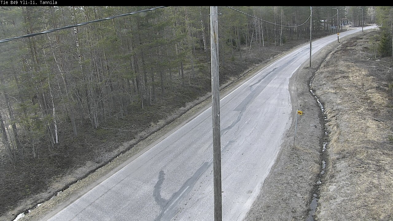 Weather Camera Image Väg 849 Yli-Ii, Tannila, Oulu, Pohjois-Pohjanmaa