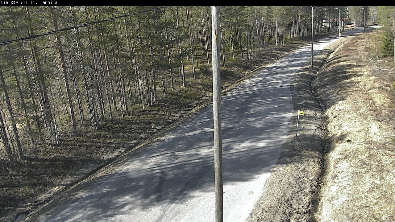 Weather Camera Image Väg 849 Yli-Ii, Tannila, Oulu, Pohjois-Pohjanmaa