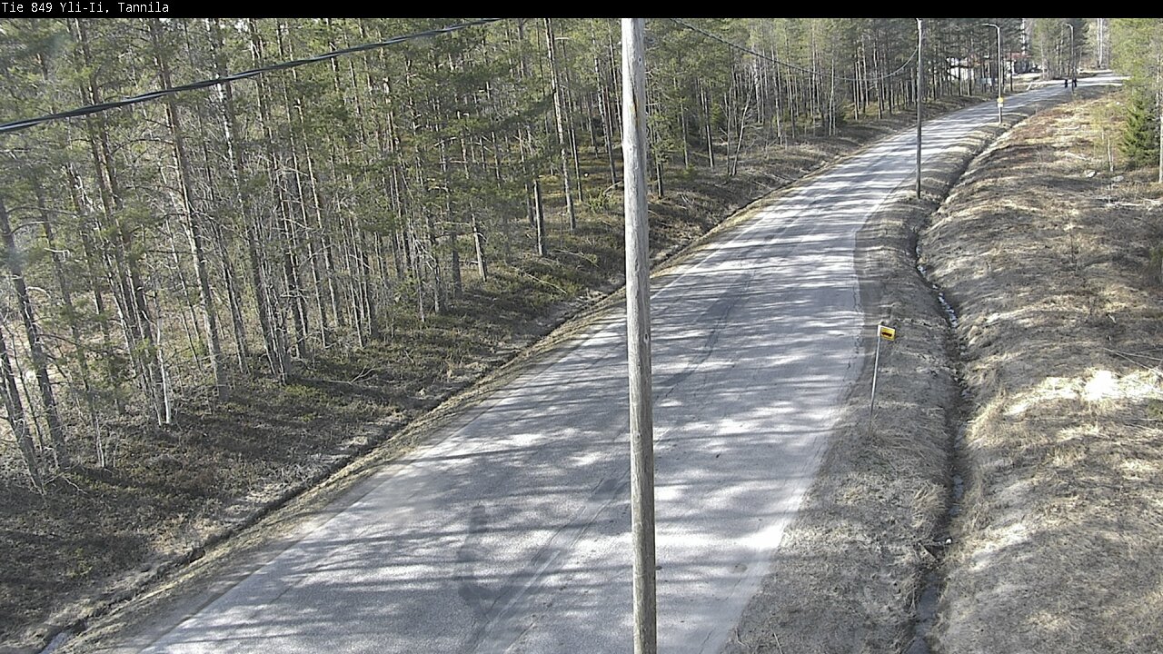 Weather Camera Image Väg 849 Yli-Ii, Tannila, Oulu, Pohjois-Pohjanmaa