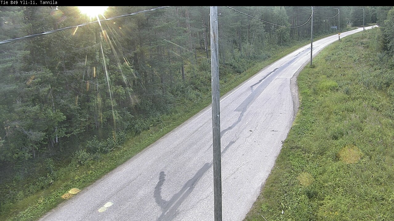 Weather Camera Image Väg 849 Yli-Ii, Tannila, Oulu, Pohjois-Pohjanmaa