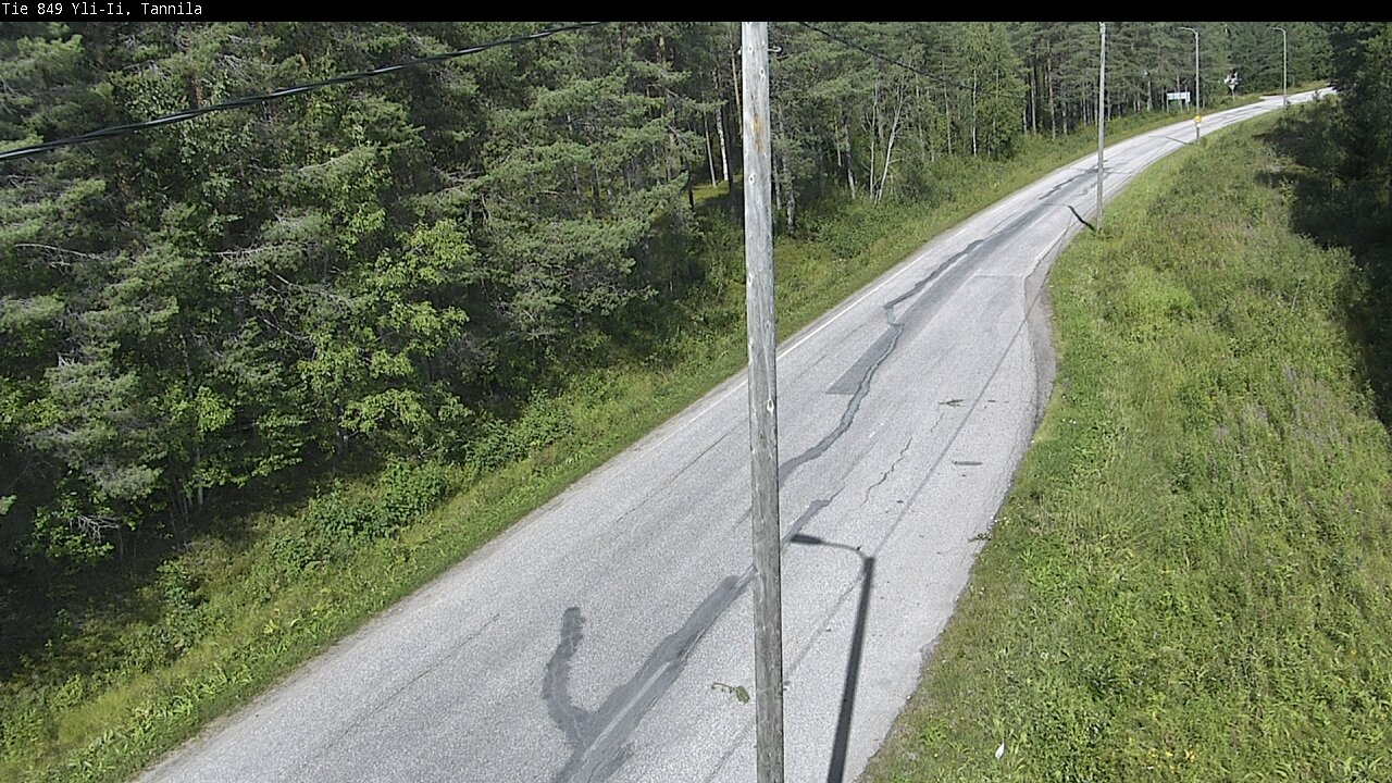 Weather Camera Image Väg 849 Yli-Ii, Tannila, Oulu, Pohjois-Pohjanmaa