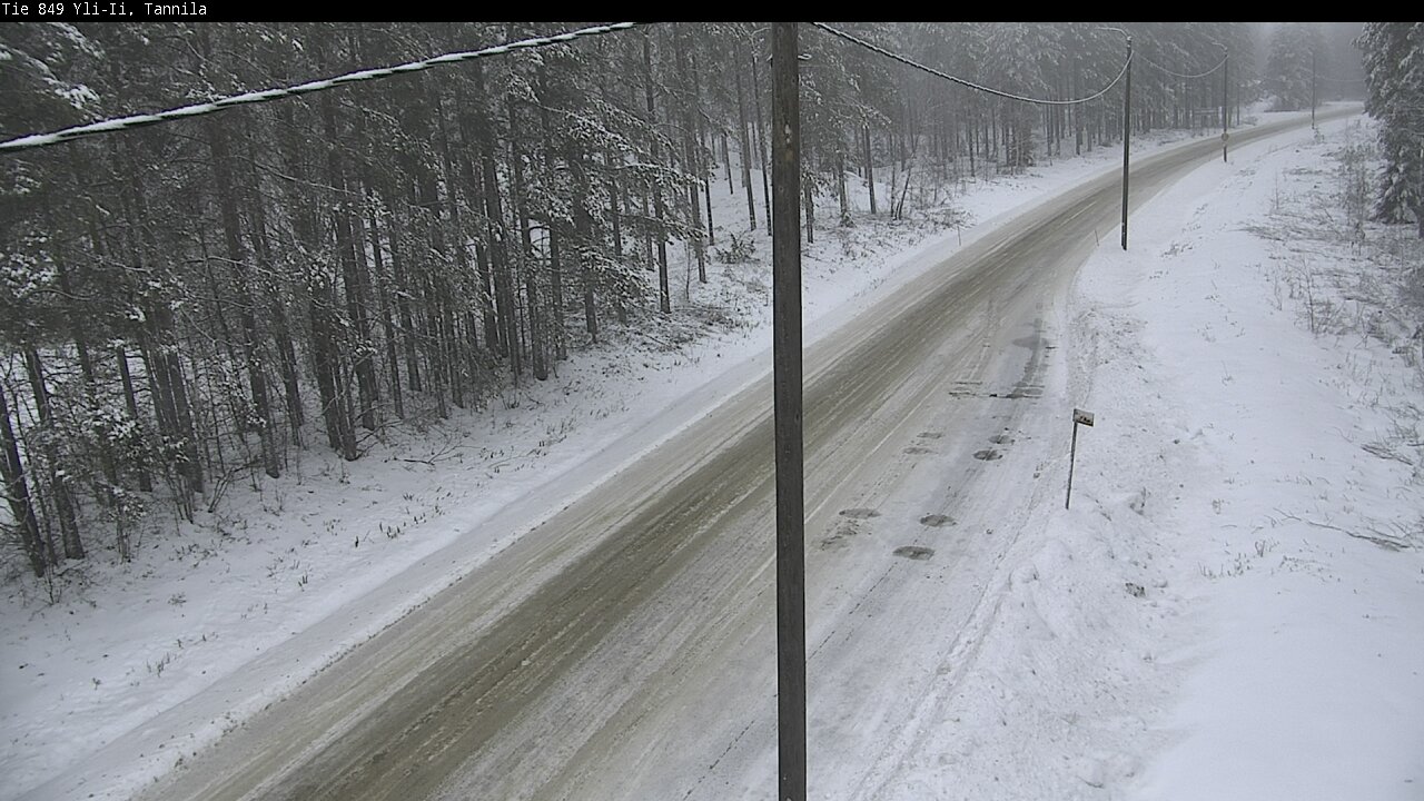 Weather Camera Image Road 849 Yli-Ii, Tannila, Oulu, Pohjois-Pohjanmaa