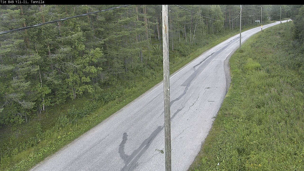 Weather Camera Image Väg 849 Yli-Ii, Tannila, Oulu, Pohjois-Pohjanmaa