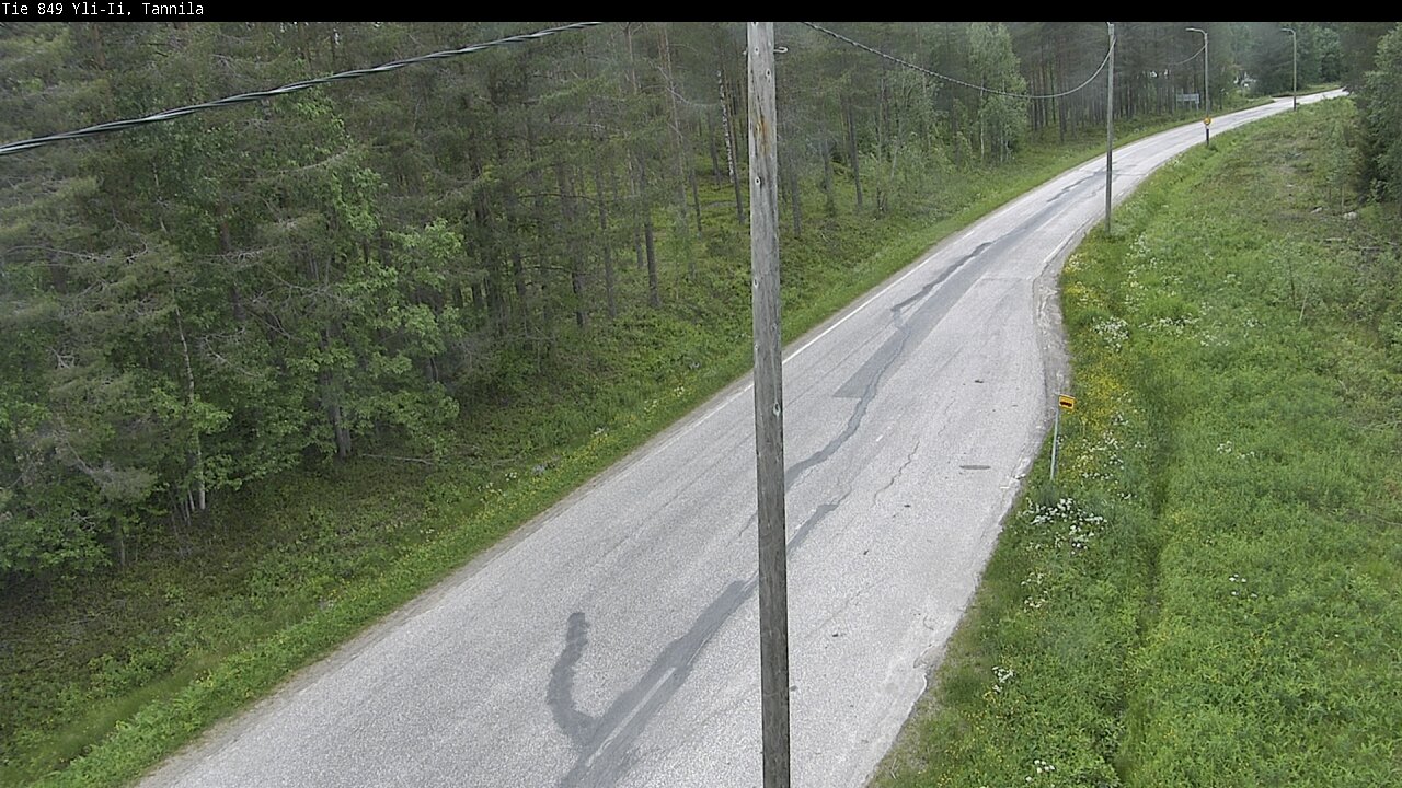 Weather Camera Image Road 849 Yli-Ii, Tannila, Oulu, Pohjois-Pohjanmaa