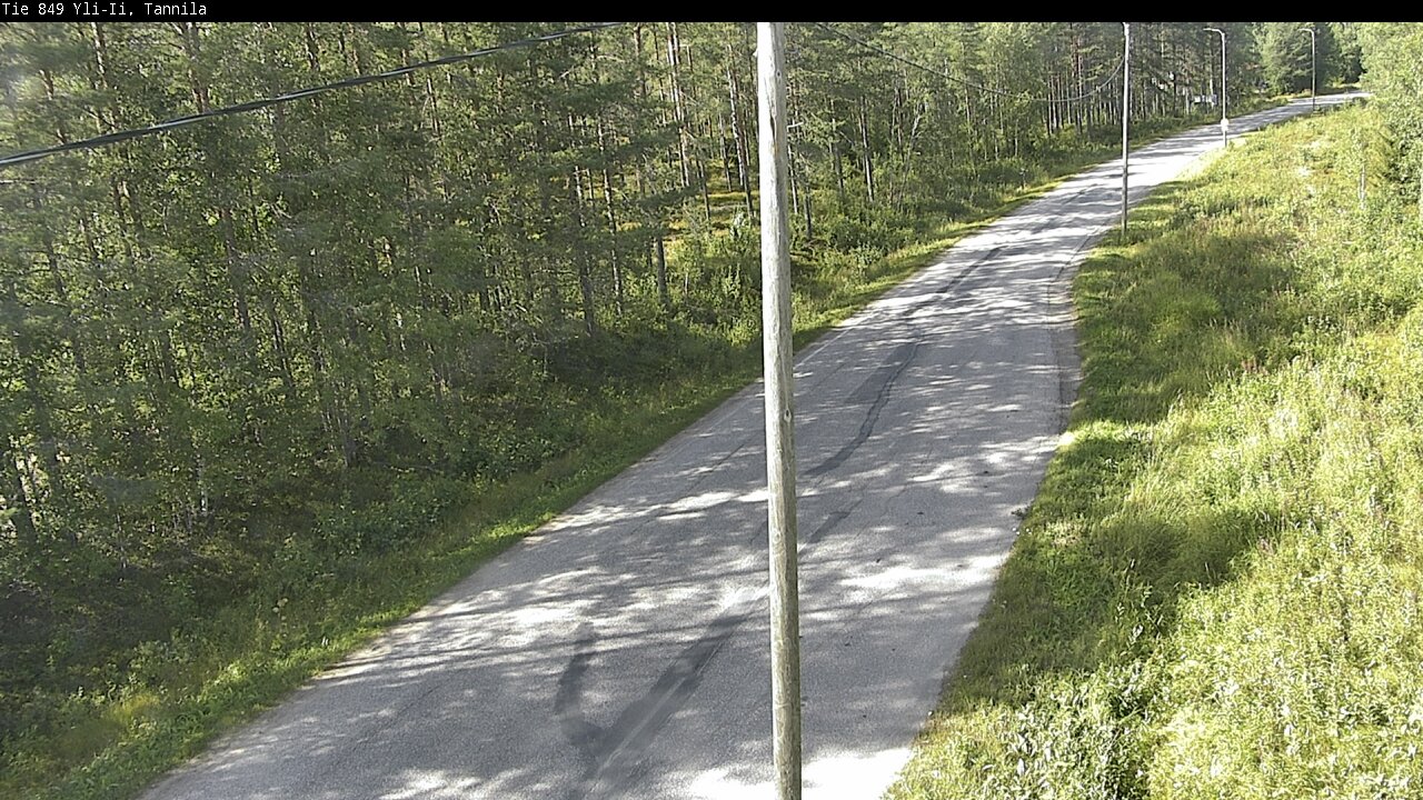 Weather Camera Image Väg 849 Yli-Ii, Tannila, Oulu, Pohjois-Pohjanmaa