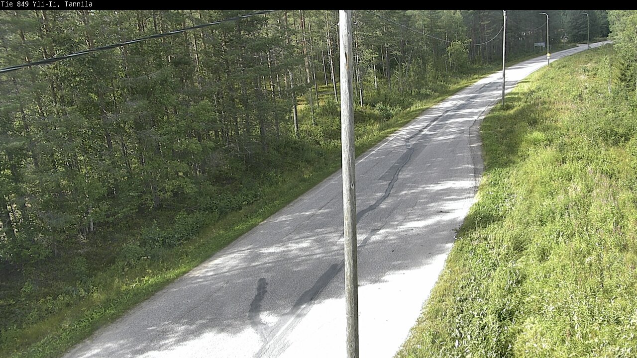 Weather Camera Image Väg 849 Yli-Ii, Tannila, Oulu, Pohjois-Pohjanmaa