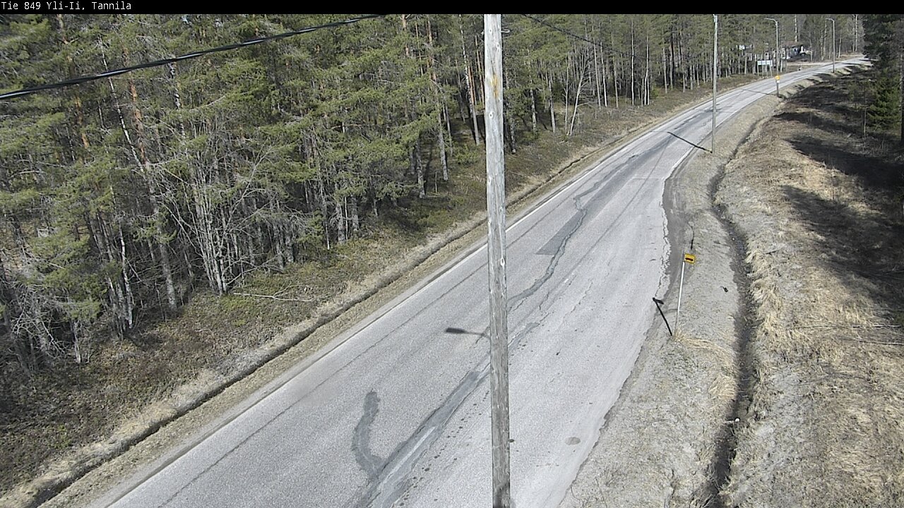 Weather Camera Image Väg 849 Yli-Ii, Tannila, Oulu, Pohjois-Pohjanmaa